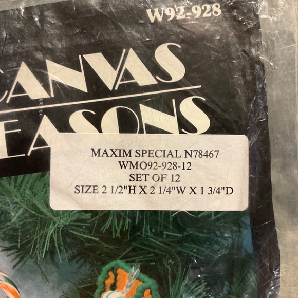 New Vintage Plastic Canvas Sleigh Kit No W92-928 - Picture 5 of 5